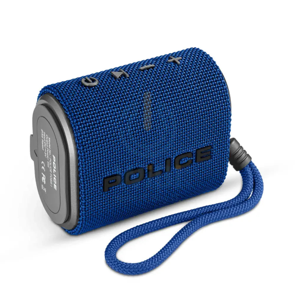POLICE Mini Portable Speaker I - Bluetooth / 3.5mm / Blue Accessories > Audio > Speakers