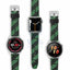 Police Mono Apple Watch 38/40/41mm Smart Watch 20mm Leather Strap - Green Accessories > Smart Watches