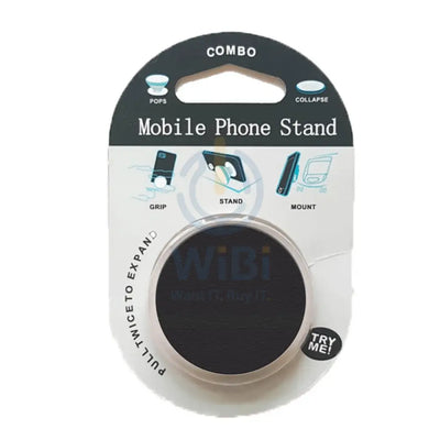 Pop-Socket Phone Stand and Grip - Black