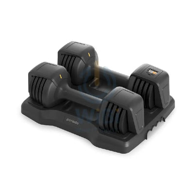 Porodo 12.5 LB Double Adjustable Smart Dumbbell - Black Accessories > Other Accessories