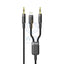 Porodo 2in1 Aux 3.5 to 3.5 + Lightning Cable - 1.2 Meter / Black Accessories > Cables & Converters > Cables