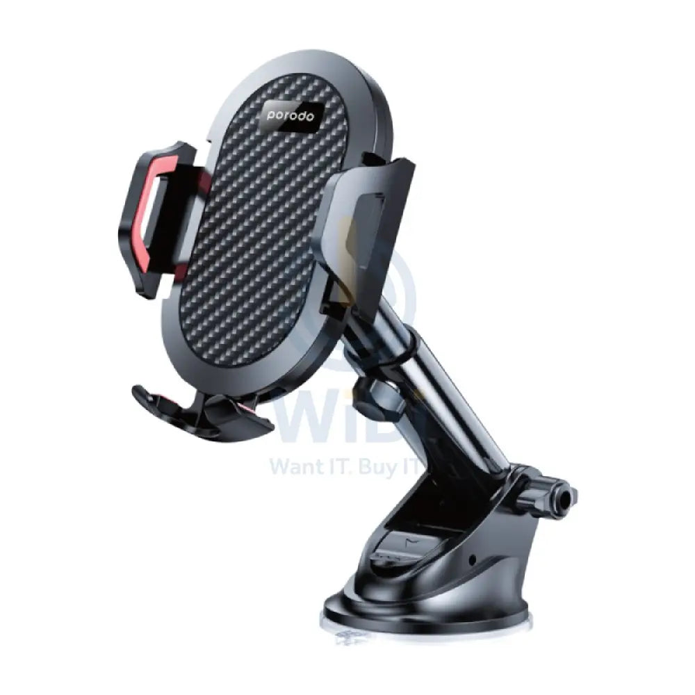 Porodo 360 Degree Rotatable Universal Car Mount - Black Accessories > Mobiles & Tablets > Mobiles > Mobile Holder