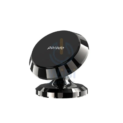 Porodo 4 Circular Discs Magnetic Car Mount - Black Accessories > Mobiles & Tablets > Mobiles > Mobile Holder / Stands
