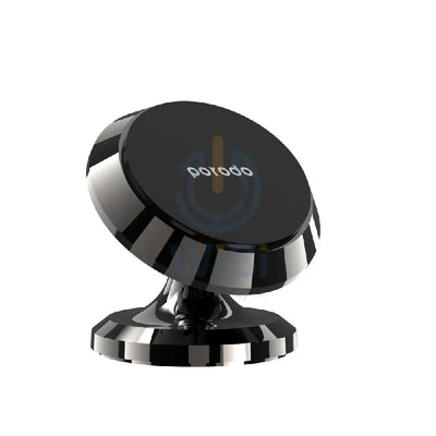Porodo 4 Circular Discs Magnetic Car Mount - Black Accessories > Mobiles & Tablets > Mobiles > Mobile Holder / Stands