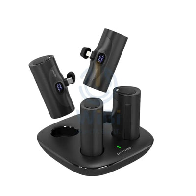 Porodo 4 Power Bank Station - 5000mAh / Lightning / Type-C Accessories > Power Bank
