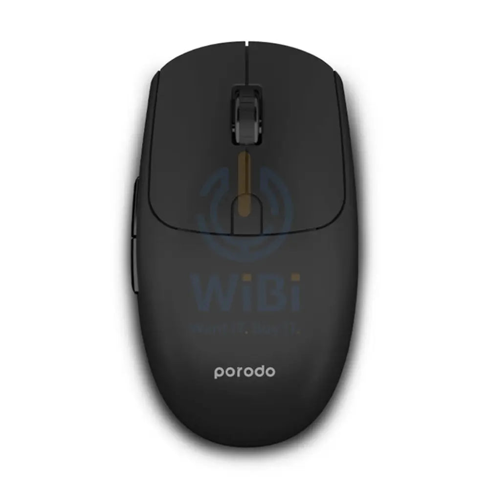 Porodo 6D Dual Mode Wireless Mouse - Black Accessories > Keyboard & Mouse