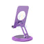 Porodo Aluminum alloy x carbon fiber 360° Rotatable and Angle Adjustable Phone Stand - Purple Accessories > Mobiles &