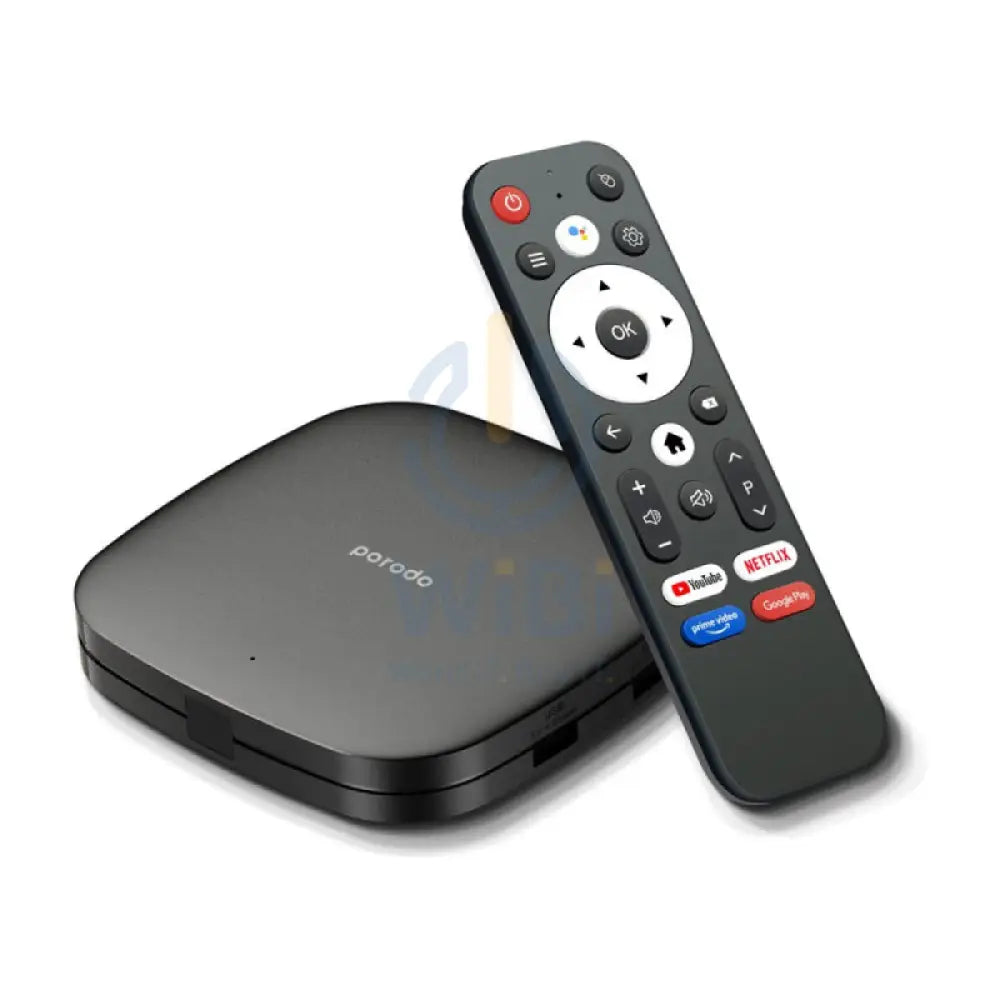 Porodo Android Video Streaming / TV Box - Black Accessories > Smart Devices
