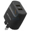 Porodo Blue 3Pin Dual Port Wall Charger 2.4A/12W UK - Black Accessories > Power Adapters
