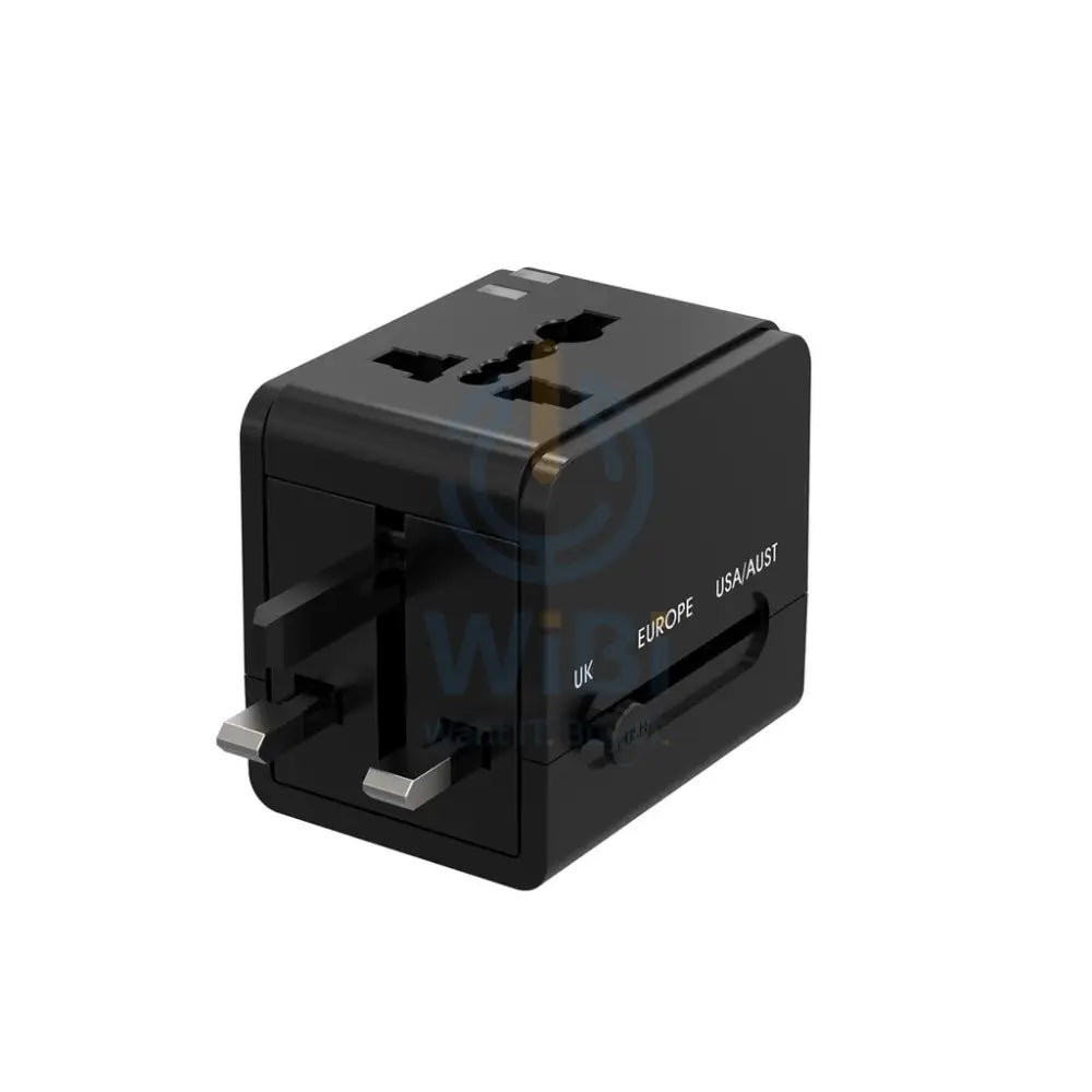 Porodo Blue Dual USB Universal Charger - Black Accessories > Power Adapters