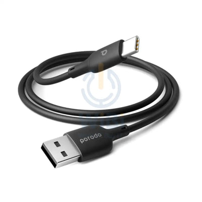 Porodo Blue PVC Type-C Cable - 1 Meter / Black Accessories > Cables & Converters > Cables