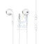 Porodo Blue Stereo Earphones With AUX Connector 1.2M/3.5mm - White Accessories > Audio > Headphones