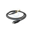 Porodo Braided Aluminum Lightning to 3.5mm AUX Cable 1.2M - Black Accessories > Cables & Converters > Cables