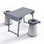 Porodo Camping Foldable Desk and LED (White/Yellow) Stool Set - Grey Accessories > Smart Devices