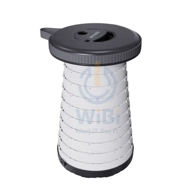 Porodo Camping Telescopic LED Stool - Black Accessories > Smart Devices