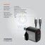 Porodo Charger With USB-C to Lightning Cable - 20W / 1.2 Meter / Black Accessories > Power Adapters
