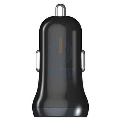 Porodo Dual Port 2.4A Mini Car Charger - Black Accessories > Mobiles & Tablets > Mobiles > Car Chargers