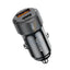 Porodo Dual Port Car Charger - 50W / Black Accessories > Mobiles & Tablets > Mobiles > Car Chargers