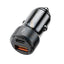 Porodo Dual Port Car Charger - 50W / Black Accessories > Mobiles & Tablets > Mobiles > Car Chargers
