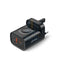 Porodo Dual Port Multi-Device Wall Charger With Integrated Watch Charger - Black Accessories > Power Adapters