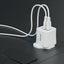 Porodo Dual Port Wall Charger 2.4A With 1.2m Lightning Cable - White Accessories > Power Adapters