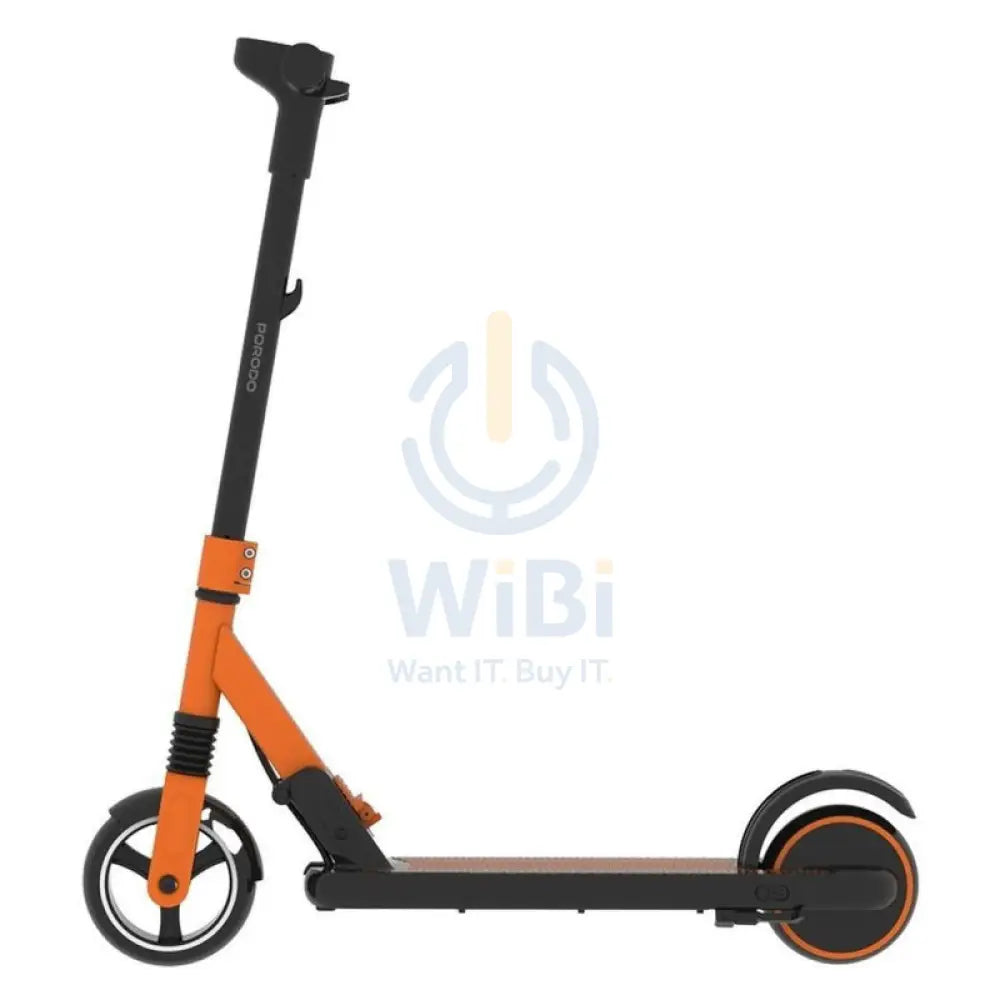 Porodo Electric Scooter - 14Km/h / Black/Orange Accessories > Smart Devices > Electric Scooter