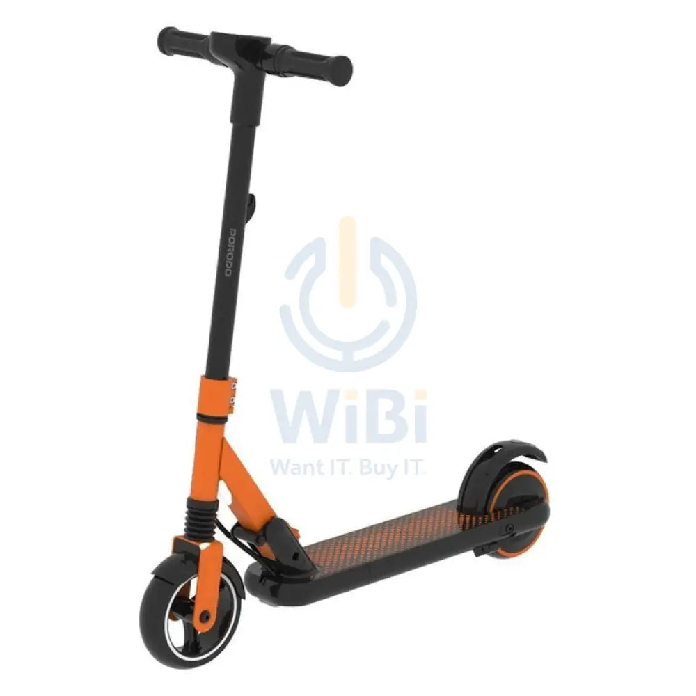 Porodo Electric Scooter - 14Km/h / Black/Orange Accessories > Smart Devices > Electric Scooter