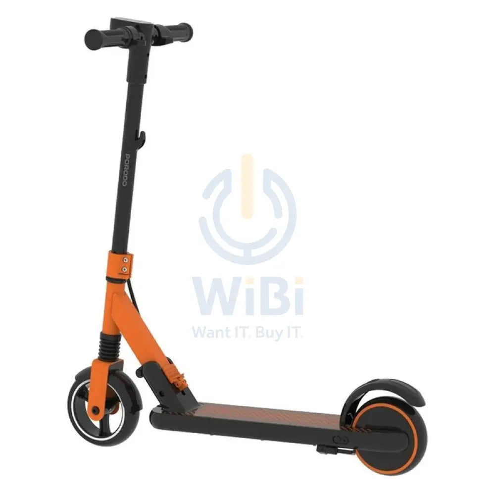 Porodo Electric Scooter - 14Km/h / Black/Orange Accessories > Smart Devices > Electric Scooter