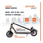 Porodo Electric Urban Scooter with Front Suspension - 25Km/h / 7800mAh / Black Accessories > Smart Devices > Electric