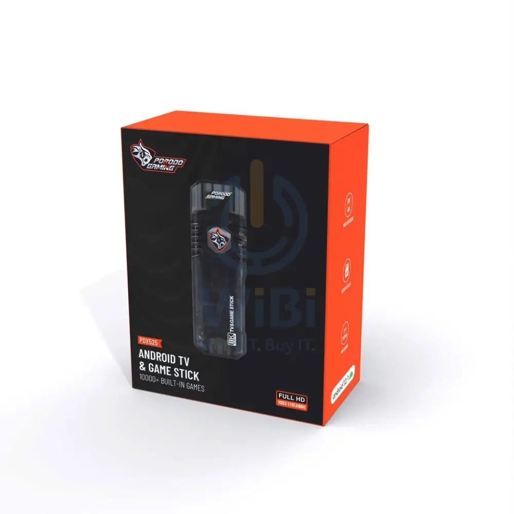 Porodo Gaming Android TV & Game Stick - Black Accessories > Other Accessories > Gaming Zone