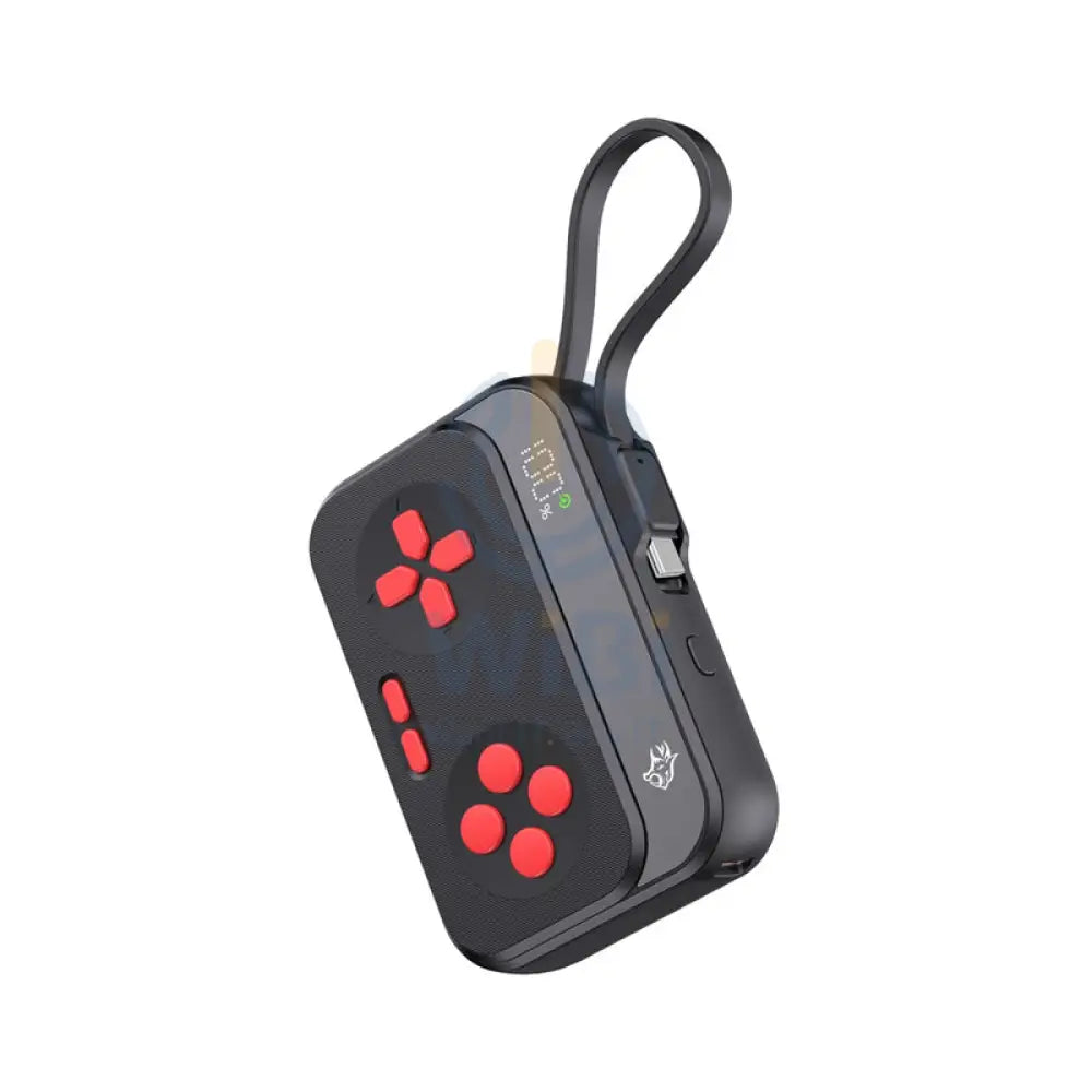 Porodo Gaming Controller Design Power Bank - 10000 mAh / Type-C - Black/Red Accessories > Power Bank
