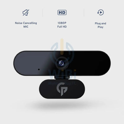 Porodo Gaming HD Webcam - Black Cameras > Webcam