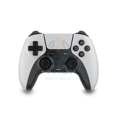 Porodo Gaming PS4 Wireless Controller With Macro & Turbo Keys - White Accessories > Gaming Controllers > Gaming Zone