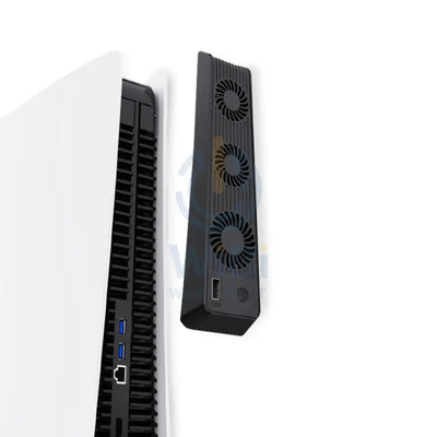 Porodo Gaming PS5 Digital & Disc Rapid Cooling Fan 3 Speed Levels - Black Accessories > Other Accessories > Gaming Zone
