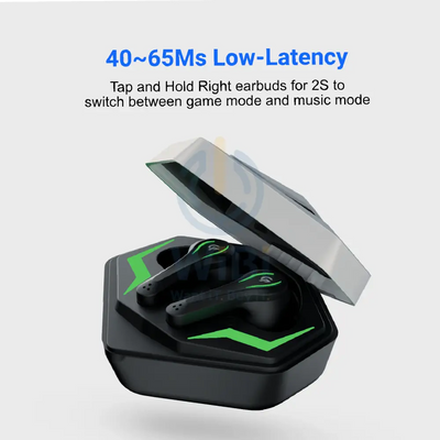 Porodo Gaming True-Wireless Gaming Earbuds - Silver Accessories > Audio > Headphones > Gaming Zone > Offer Zone