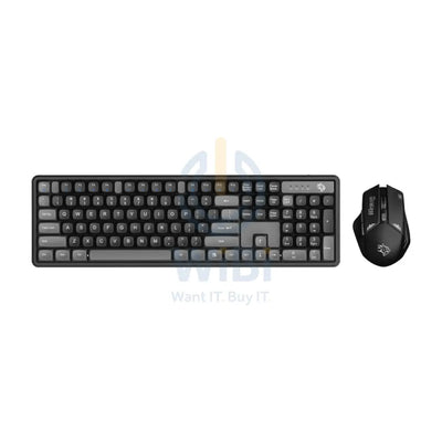 Porodo Gaming Wireless Keyboard Mouse Set - 2.4 GHz / 104 Keys / 1600 DPI / Arabic/English - Grey / B Accessories >