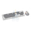 Porodo Gaming Wireless Keyboard Mouse Set - 2.4 GHz / 104 Keys / 1600 DPI / Arabic/English - White / B Accessories >