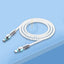 Porodo High-Speed Rotating Connector Data Cable - USB-C / Lightning / 30W / 1 Meter / White Accessories > Cables &