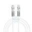 Porodo High-Speed Rotating Connector Data Cable - USB-C / Lightning / 30W / 1 Meter / White Accessories > Cables &