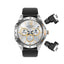 Porodo Hype Smartwatch With Earbuds - 400mAh / Silver Smart Watches