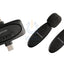 Porodo Lavalier Microphone - Dual Mic / Dual Connector / Black Accessories > Audio > Microphone > Offer Zone