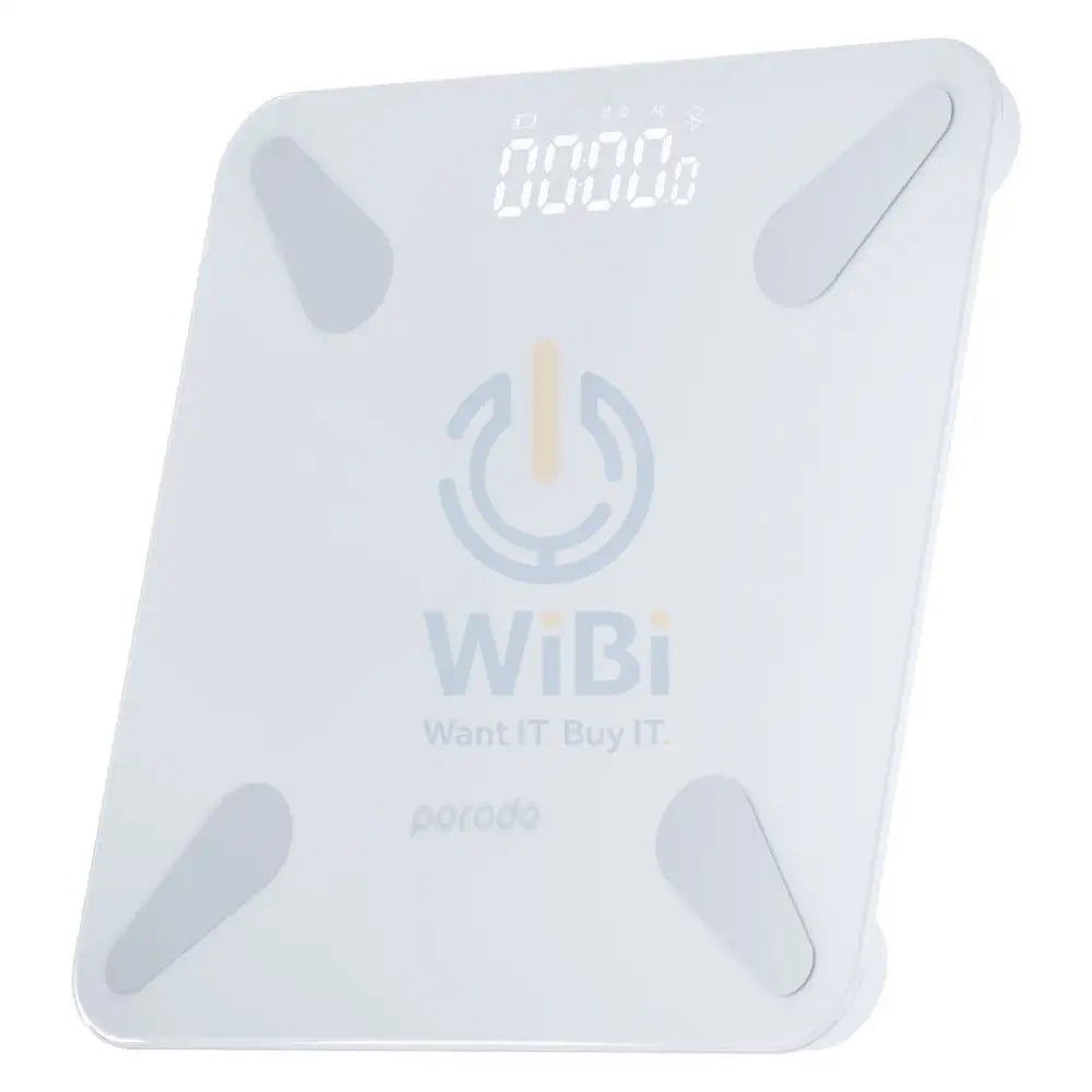 Porodo Lifestyle Bluetooth Smart Body Scale - White Accessories > Other Accessories