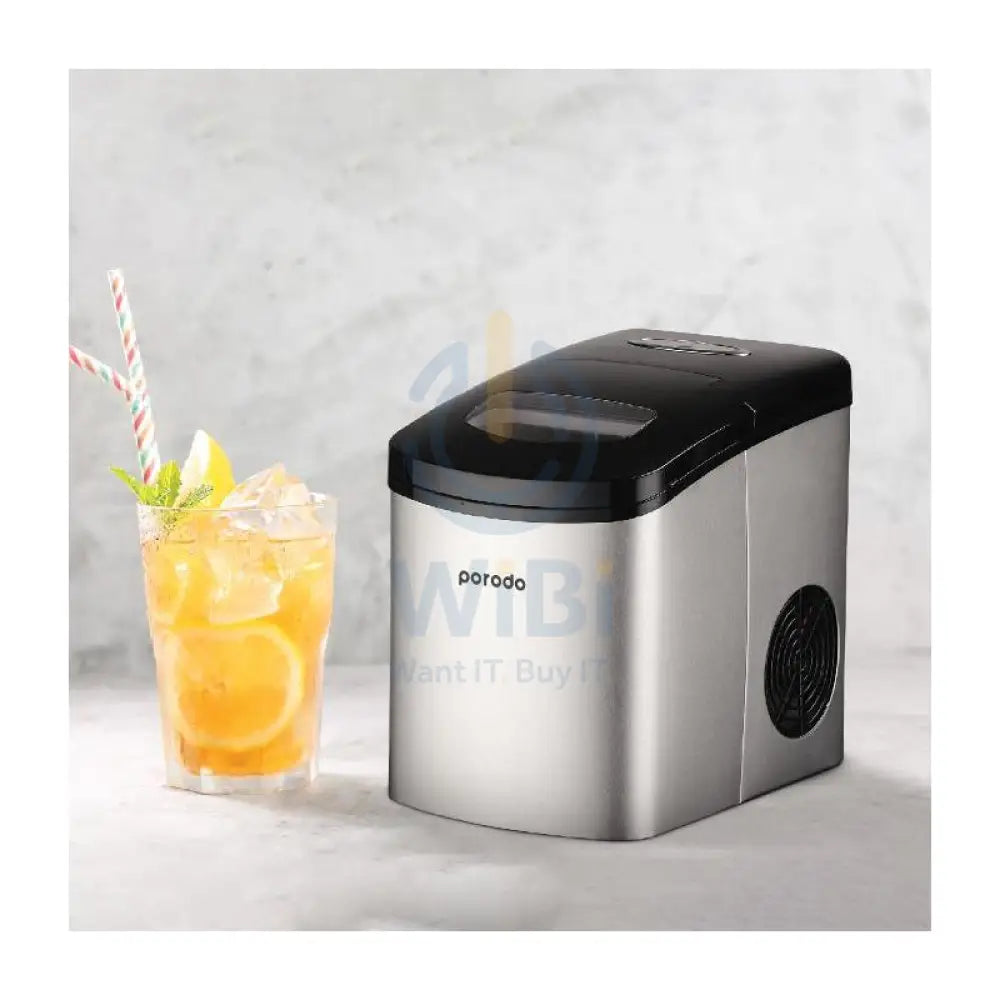 Porodo LifeStyle Compact Portable Ice Maker - Black Accessories > Smart Devices