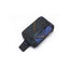 Porodo Lifestyle Cross Body Sling Bag With Fingerprint Lock - Black/Blue Accessories > Bag