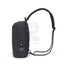 Porodo Lifestyle Cross Body Sling Bag With Fingerprint Lock - Black/Blue Accessories > Bag