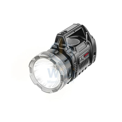 Porodo LifeStyle Outdoor 10W 3 in 1 Flashlight with FM Radio and Bluetooth Speaker - Black/Grey Accessories > Audio >