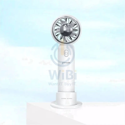 Porodo Lifestyle Portable Handheld Turbo Cooling Fan - White Accessories > Smart Devices
