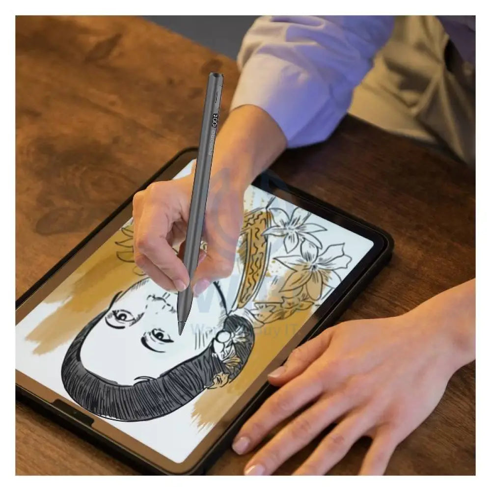 Porodo Magnetic Active Stylus Pen - 100mAh / Black Accessories > Mobiles & Tablets > Tablets > Stylus & Pencil