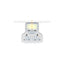 Porodo Multi-Function Socket & Night Light with Tablet & Phone Tray - 3 Socket / White