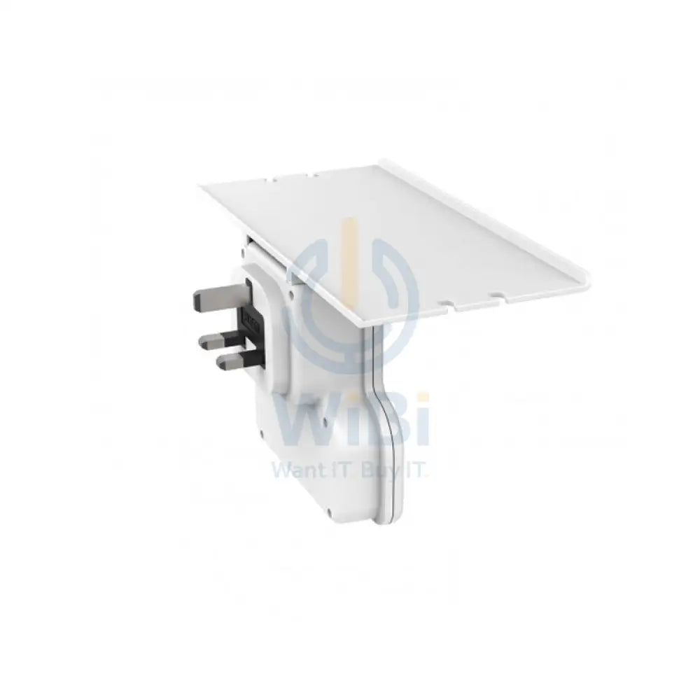 Porodo Multi-Function Socket & Night Light with Tablet & Phone Tray - 3 Socket / White